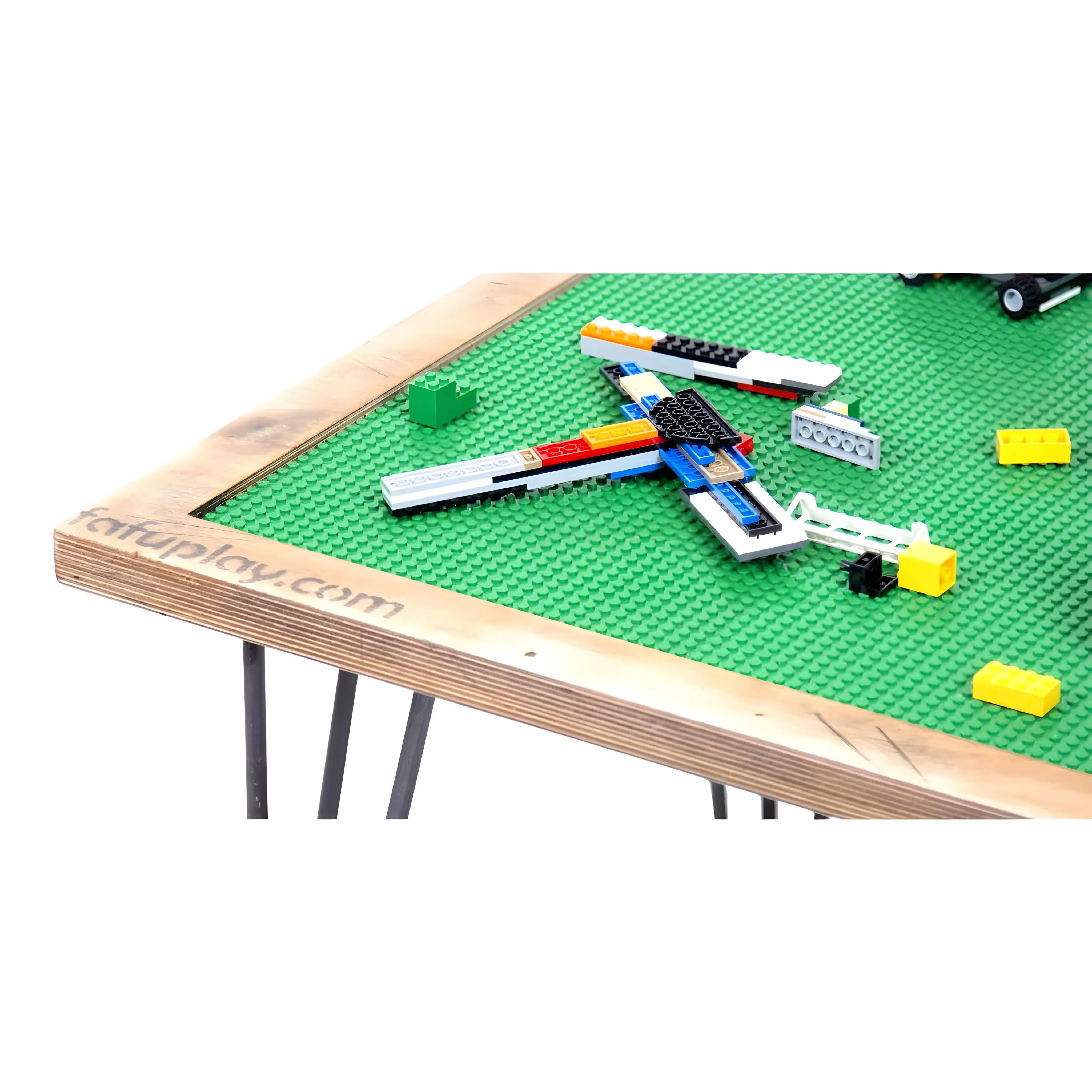 Construction Nursery Table With Hairpin Legs