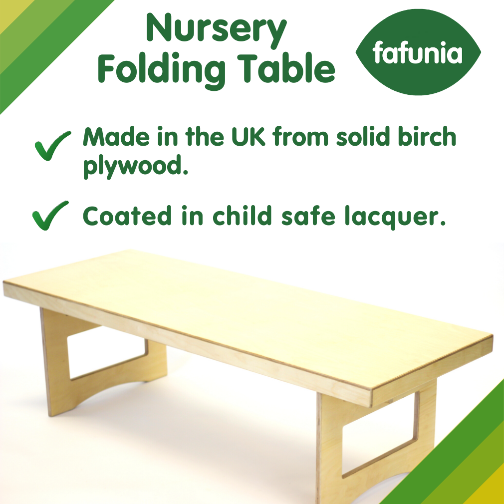 Folding Nursery Table