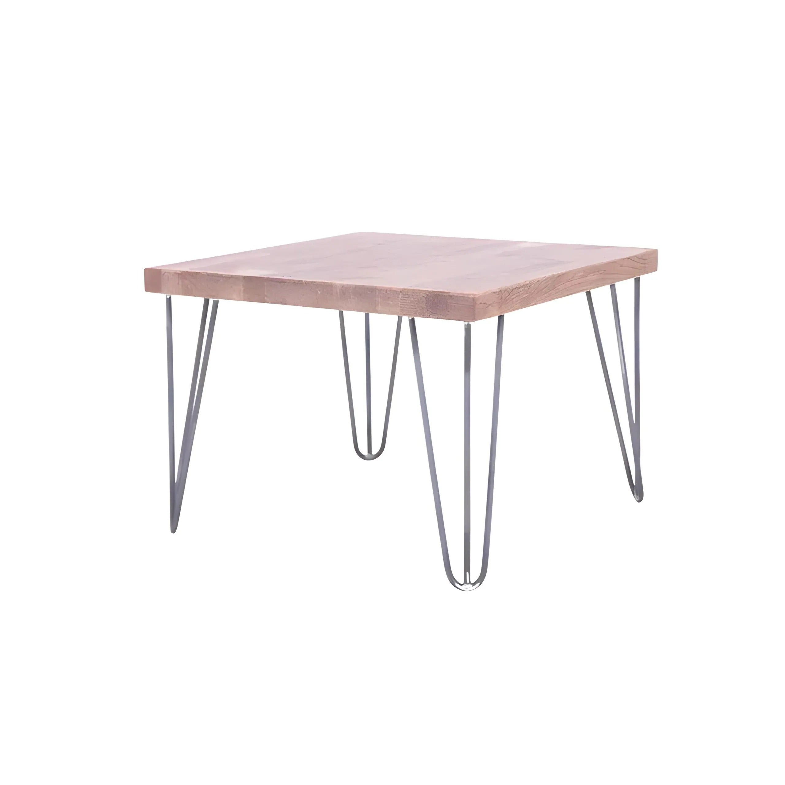 Square Nursery Table With Hairpin Legs